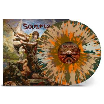 LP Soulfly: Archangel (natural Green Orange Brown Splatter Vinyl)