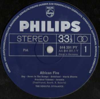 LP Soulful Dynamics: African Fire
