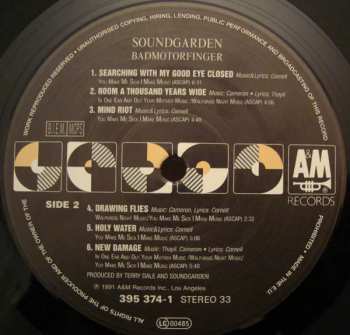 LP Soundgarden: Badmotorfinger