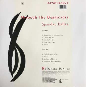 LP Spandau Ballet: Through The Barricades