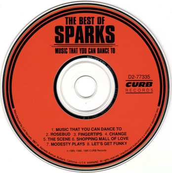 CD Sparks: The Best Of Sparks (Music That You Can Dance To)