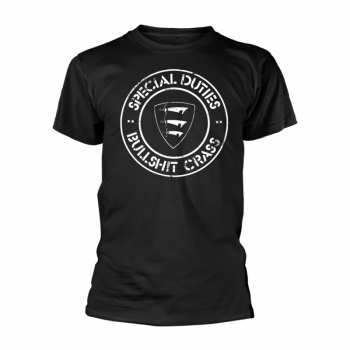 Merch Special Duties: Tričko Bullshit Crass (black) S