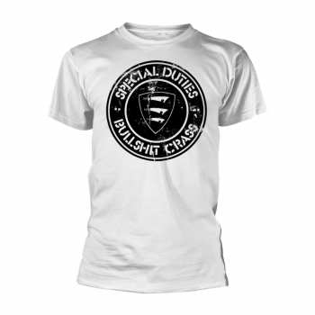 Merch Special Duties: Tričko Bullshit Crass (white)