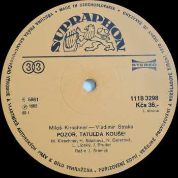 LP Spejbl & Hurvínek: Pozor, Taťulda Kouše!