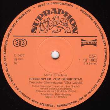 2LP Spejbl & Hurvínek: Zum Geburtstag