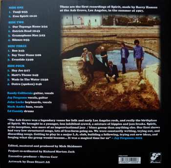 2LP Spirit: Live At The Ash Grove, 1967 Volume 1