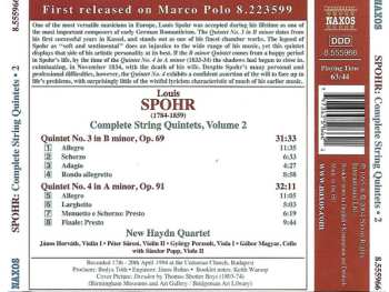 CD Louis Spohr: String Quintets Nos. 3 And 4
