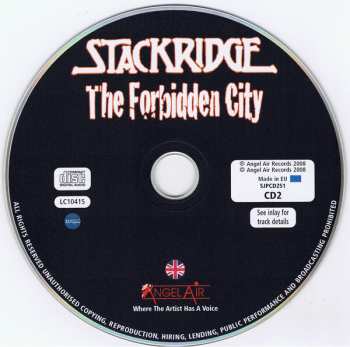 2CD Stackridge: The Forbidden City