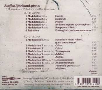 2CD Staffan Björklund: 12 Modulationer, Palindrom