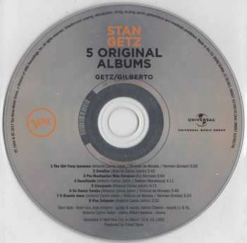 5CD/Box Set Stan Getz: 5 Original Albums, Vol. 2