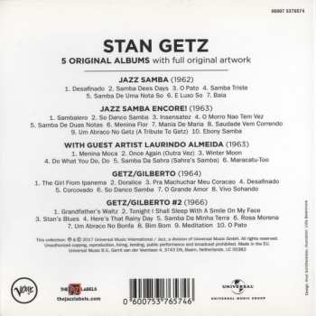 5CD/Box Set Stan Getz: 5 Original Albums, Vol. 2