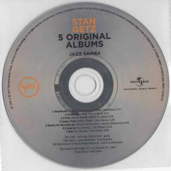 5CD/Box Set Stan Getz: 5 Original Albums, Vol. 2