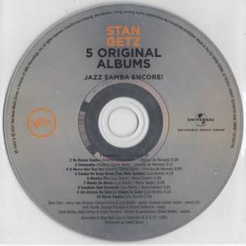 5CD/Box Set Stan Getz: 5 Original Albums, Vol. 2
