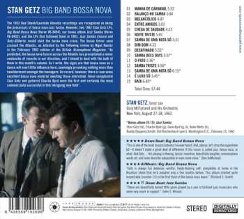 CD Stan Getz: Big Band Bossa Nova