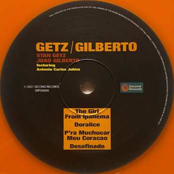 LP João Gilberto: Getz / Gilberto  CLR