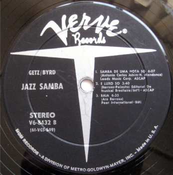 LP Stan Getz: Jazz Samba (red Marble Vinyl)
