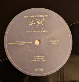 2LP Stan Getz Quartet: Live at Zardi's 1956 vol. II NUM | LTD