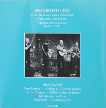 CD Stan Rogers: Home In Halifax