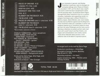 CD Stanley Turrentine: Pieces Of Dreams