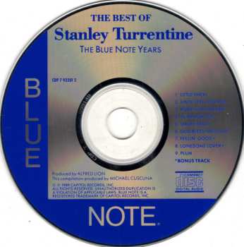 CD Stanley Turrentine: The Best Of Stanley Turrentine
