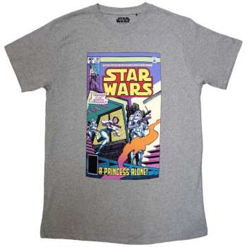 Merch Star Wars: Star Wars Unisex T-shirt: A Princess Alone Comic Cover (small) S