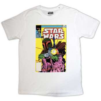 Merch Star Wars: Star Wars Unisex T-shirt: Boba Fett Comic Cover (small) S