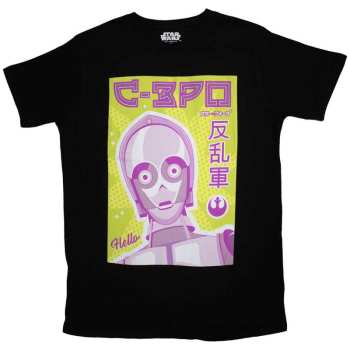 Merch Star Wars: Tričko C-3po Japanese