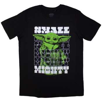 Merch Star Wars: Star Wars Unisex T-shirt: The Mandalorian Grogu Small & Mighty (small) S