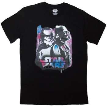 Merch Star Wars: Tričko Vader & Trooper Neon