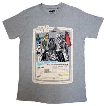 Merch Star Wars: Tričko Villain Action Figures