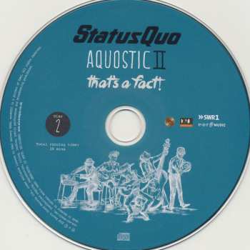 2CD Status Quo: Aquostic II : That's A Fact ! DLX
