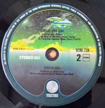 2LP Status Quo: Live