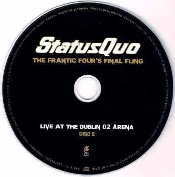 2CD Status Quo: The Frantic Four's Final Fling - Live At The Dublin O2 Arena