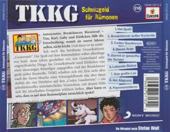 CD Stefan Wolf: TKKG 218 - Schutzgeld Für Dämonen