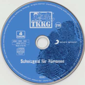 CD Stefan Wolf: TKKG 218 - Schutzgeld Für Dämonen