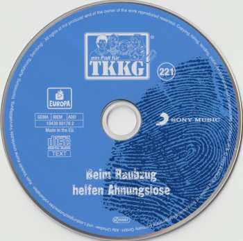 CD Stefan Wolf: TKKG 221 - Beim Raubzug Helfen Ahnungslose