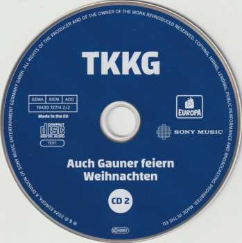 2CD Stefan Wolf: TKKG Adventskalender - Auch Gauner Feiern Weihnachten