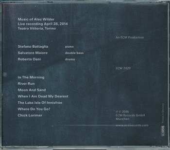 CD Stefano Battaglia Trio: In The Morning (Music Of Alec Wilder)