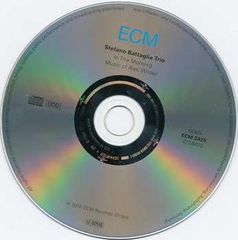 CD Stefano Battaglia Trio: In The Morning (Music Of Alec Wilder)