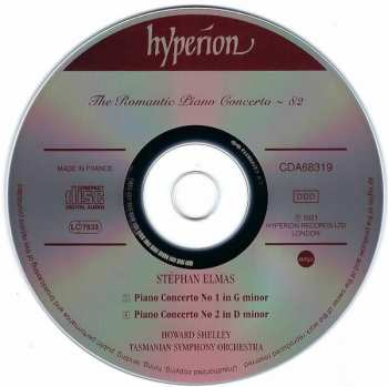 CD Howard Shelley: Piano Concerto No. 1 In G Minor • Piano Concerto No. 2 In D Minor