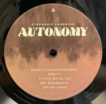 LP Stephanie Lambring: Autonomy