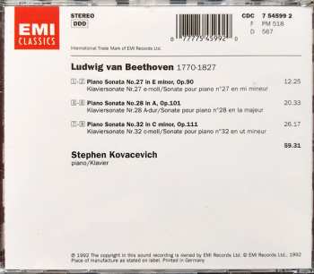 CD Ludwig van Beethoven: Piano Sonatas Opp. 90, 101 & 111