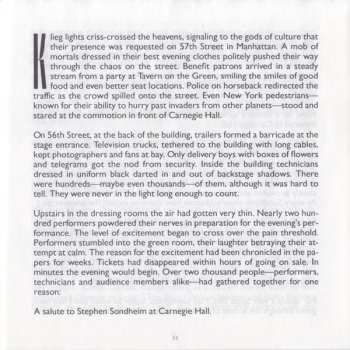 2CD Stephen Sondheim: A Celebration At Carnegie Hall