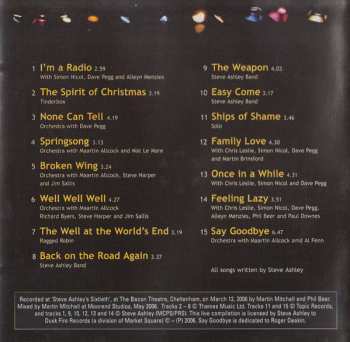 CD Steve Ashley: Live In Concert - March 2006