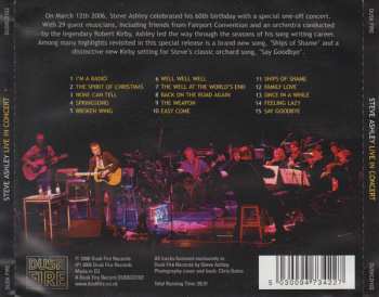 CD Steve Ashley: Live In Concert - March 2006