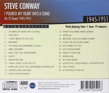 CD Steve Conway: I Poured My Heart Into A Song 