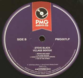 LP Steve Dudu Black: Village Boogie