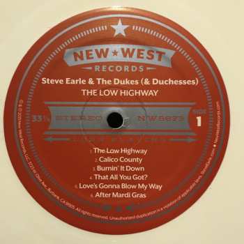 LP Steve Earle & The Dukes (And Duchesses): The Low Highway LTD