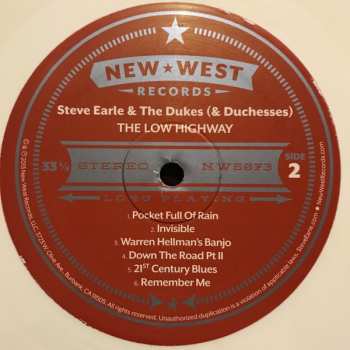 LP Steve Earle & The Dukes (And Duchesses): The Low Highway LTD
