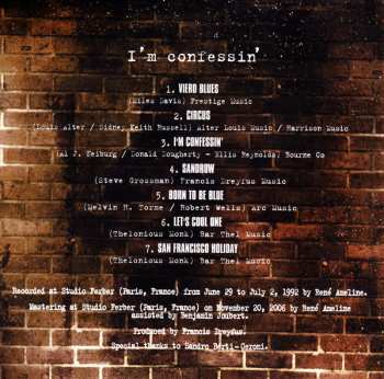 CD Harold Land: I'm Confessin'